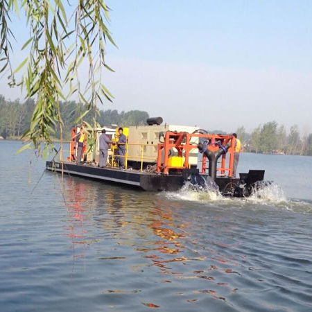 Schneidkopf-Saugbagger-Berufsschiff - Weed - Qingzhou Yongsheng dredging equipment.co.ltd - Katamaran