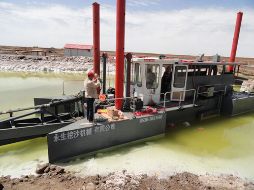 Schneidkopf-Saugbagger-Berufsschiff - Salt Mining - Qingzhou Yongsheng dredging equipment.co.ltd - Katamaran
