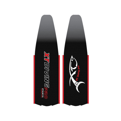 Flosse zum Speerfischen - PTERYX COMPETITION - Xt Diving Pro - Carbon / Vollfuß / schwarz
