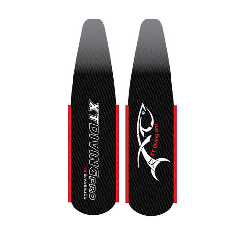 Flosse zum Speerfischen - T5 - G.VASILIOU - Xt Diving Pro - Carbon / Vollfuß / schwarz