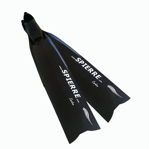 Flosse zum Speerfischen - Spierre - Carbon / Vollfuß