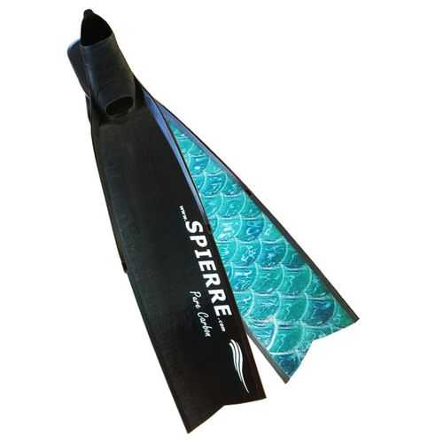 Flosse für Apnoe-Taucher - AQUA - Spierre - Carbon / Vollfuß