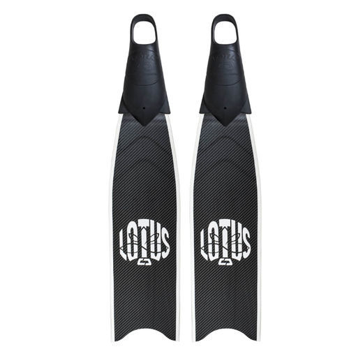 Flosse für Apnoe-Taucher - Lotus  - Cetma Composites Srl - Gummi / Carbon / Vollfuß
