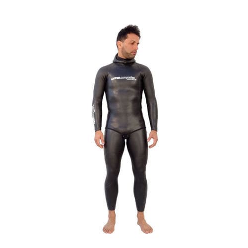 Nassanzug für Apnoe-Taucher - Skin Pro - Cetma Composites Srl - mit Kopfhaube / Langarm / zweiteilig