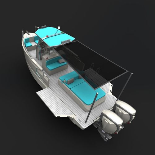 Außenborder-Runabout - 750L - SEAX BOATS - zweimotorig / Open / mit Mittelkonsole