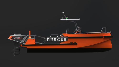 Rettungsboot Berufsschiff - 750R - SEAX BOATS - Außenborder