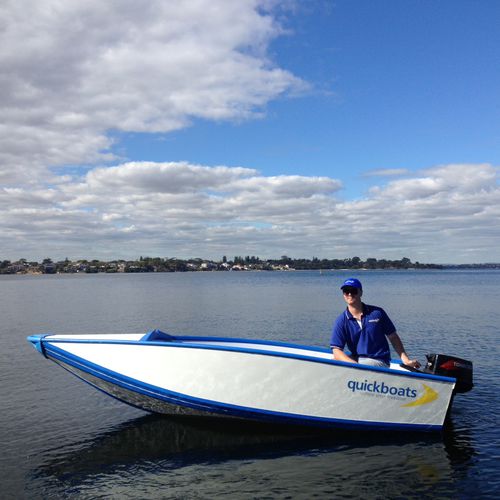 Offenes Boot / Außenborder - 3.7m Adventurer - Quickboats - faltbar / Open / für Angelsport