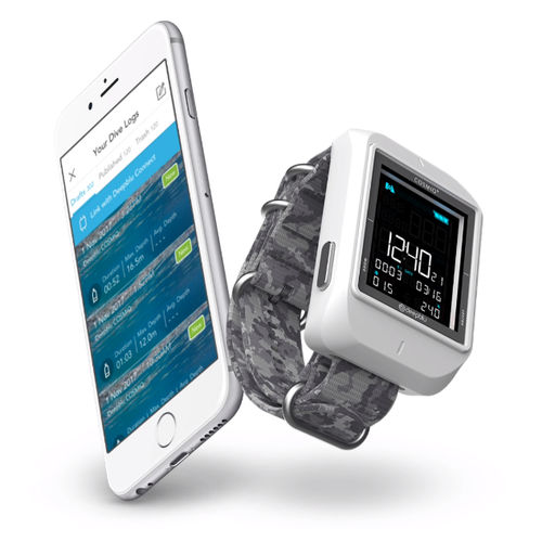 Armbanduhr-Tauchcomputer - COSMIQ+ - Deepblu Inc. - Nitrox / für Apnoe-Taucher / schnurloser Datentransfer