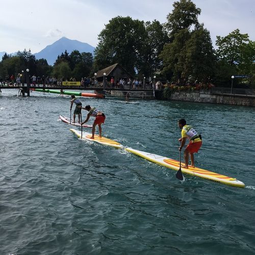 Aufblasbares Stand-up-Paddleboard - ROCKET 14'0'' - Airboard - Allround / Race / Touring