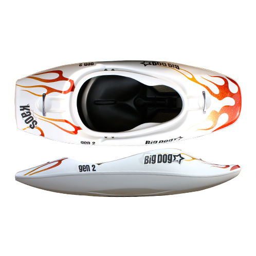 Freestyle-Kajak - KAOS GEN 2 series - Big Dog Kayaks - für Erwachsene / 1 Platz / Verbundwerkstoff