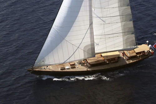 Segel-Superyacht / für Kreuzfahrten - SIMBA - TURQUOISE YACHTS - 8 Kabinen / mit Decksalon / Holz