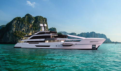 Megayacht für Kreuzfahrten - NAUTILUS - TURQUOISE YACHTS - Explorer / Raised Pilothouse / 7 Kabinen