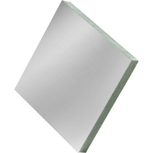 Sandwichplatte für Innenböden - INOX PET - Isoleader s.r.l. - Polyethylenschaum / Edelstahl