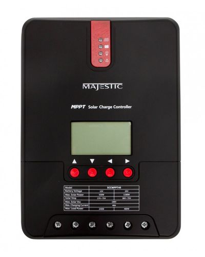 Ladecontroller für Solarpanel - SCCMPPT40 - Majestic - für Batterie / für Boot / mit Digitalanzeige