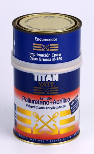 Polyurethan-Farbe - 078 4290 - industrias titan sau - Zweikomponenten / Acryl / satiniert