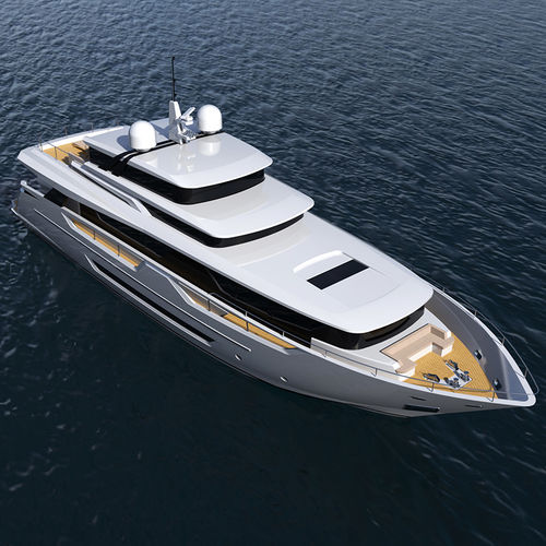Superyacht für Kreuzfahrten - JOHNSON 95 - Johnson Yachts Co, Ltd. - Flybridge / mit Steuerhaus