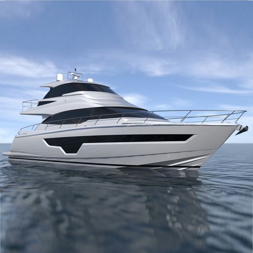 Motoryacht für Kreuzfahrten - JOHNSON 70 - Johnson Yachts Co, Ltd. - Flybridge