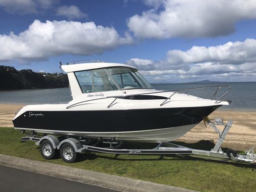Außenborder-Daycruiser - Blazer 640 HT - Seanymph Boats - mit geschlossenem Cockpit / Hardtop / Sportfischer