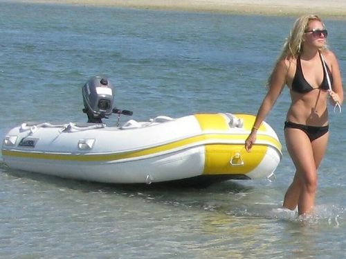 Außenborder-Schlauchboot - CM280 - Aakron Xpress Ltd - RIB / max. 6 Personen / mit aufblasbarem Kiel