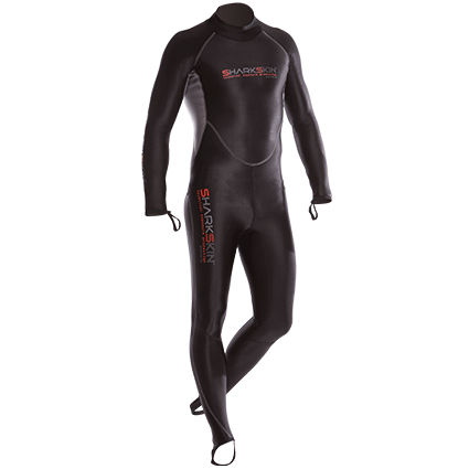 Tauchnassanzug - REAR ZIP - Sharkskin - Langarm / einteilig / Body