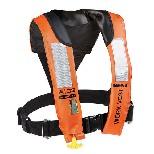 Automatisch aufblasbare Rettungsweste - 153200-200-004-13 - KENT SAFETY PRODUCTS - 156 N / unisex / zur beruflichen Nutzung