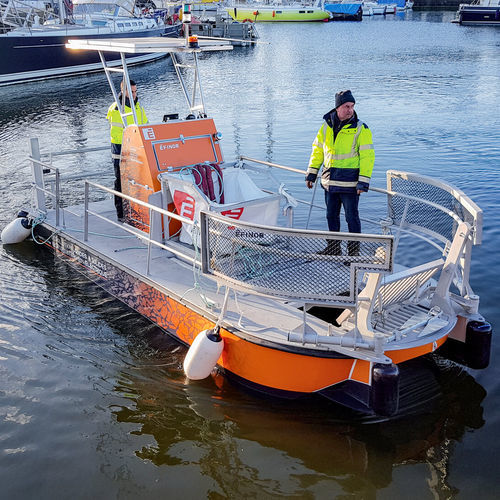Hafenboot Berufsschiff - Waste Cleaner 66E - Efinor Sea Cleaner - Hafenservice-Boot / Arbeitsfrachtkahn / Ölrückführungsboot