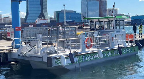 Umweltschutzboot Berufsschiff - MULTI CLEANER 100 E - Efinor Sea Cleaner - Mehrrümpfer / Aluminium