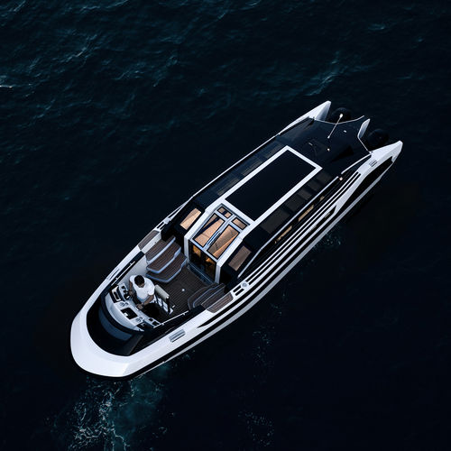 Express-Cruiser / Außenborder - LIMO - Ante Tenders - zweimotorig / Hochleistung / mit Kabine