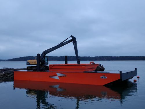 Bagger-Berufsschiff - FB Pontoons - Innenborder