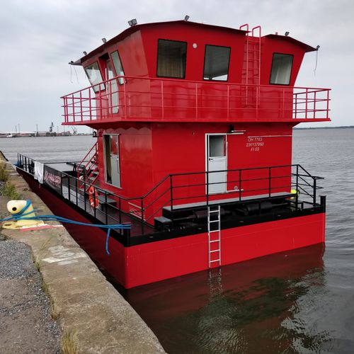 Bagger-Berufsschiff - FB Pontoons - Innenborder / Diesel