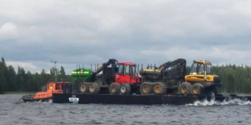 Arbeitsfrachtkahn - FB Pontoons