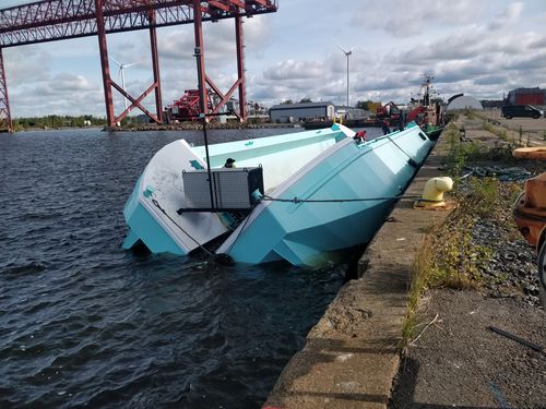 Klappschuten-Frachtschiff - FB Pontoons