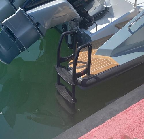 Yachtleiter - ER.1 Removable ladder small size - CARBON EQUIPMENT ltd - mobil / zum Baden / Carbon