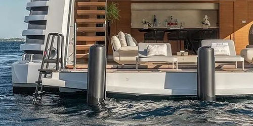 Fender für Yacht - L2 - CARBON EQUIPMENT ltd - Beiboot / Heck / zylindrisch