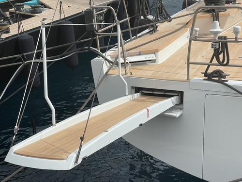 Gangway für Yacht - D1.5 - CARBON EQUIPMENT ltd - versenkbar / manuell / Carbon
