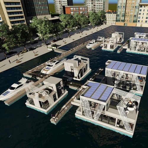 Schwimmendes Büro - HSB Marine 