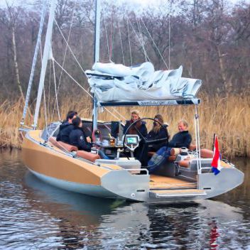 Daysailer-Segelboot - Speedlounger 8500  - Alufleet B.V. - 1 Kabine / Aluminium / Bugspriet