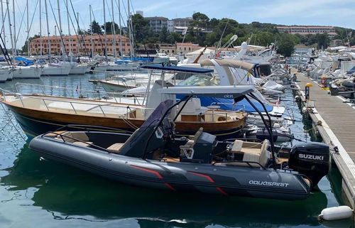 Außenborder-Schlauchboot - 700 - AQUASPIRIT - RIB / Stufenrumpf / mit Mittelkonsole