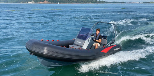 Außenborder-Schlauchboot - 530 - AQUASPIRIT - RIB / mit Mittelkonsole / Open