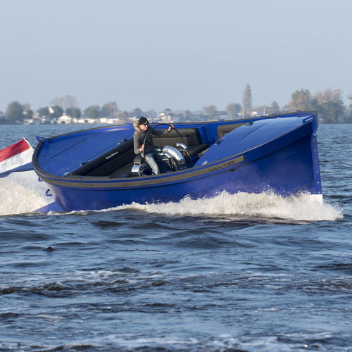 Außenborder-Konsolenboot - S-850 - Waterdream BV - mit Mittelkonsole / Wasserski / Aluminium