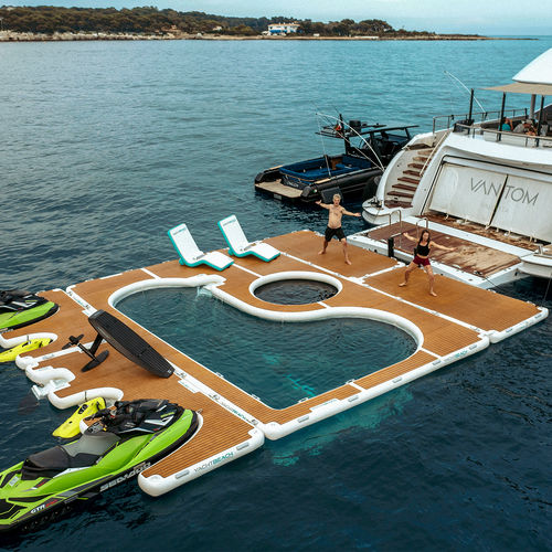Schwimmbecken mit Auftrieb - Superior 8.20 - YACHTBEACH – JetXtender - für Yacht / Modular / Anti-Quallen