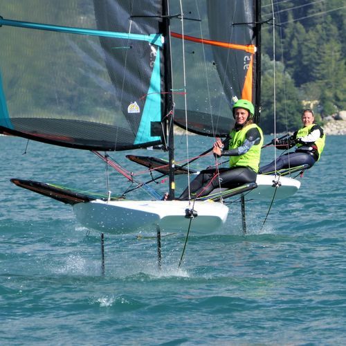 Einhandjolle - SKEETA - Skeeta Watersports - mit Foil / für Schulen / Freizeit