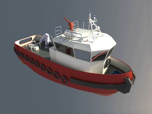 Feuerlöschboot-Berufsschiff - 16.5m - marinnor - Innenborder / Diesel