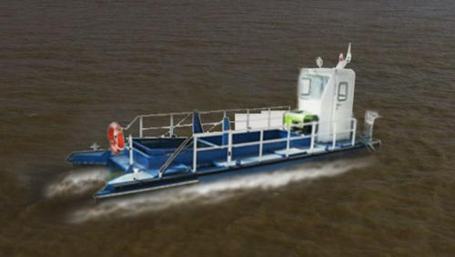 Hafenboot Berufsschiff - 8m - marinnor - Ölrückführungsboot / Außenborder / Diesel