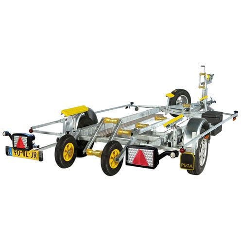Straßenanhänger - ZB1150 - PEGA - für das Zuwasserlassen / für Boot / Rollen