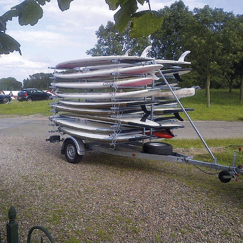 Straßenanhänger - SK350  - PEGA - für Kanus und Kajaks / für Windsurfen