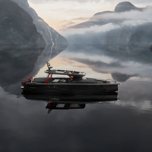 Express-Cruiser / Außenborder - Shadow 1200 Cross Top - Brabus Marine - dreimotorig / Hardtop / schnell