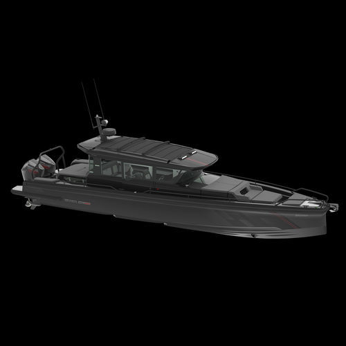 Express-Cruiser / Außenborder - Shadow 900 Spyder Black Ops - Brabus Marine - zweimotorig / Softtop / max. 12 Personen