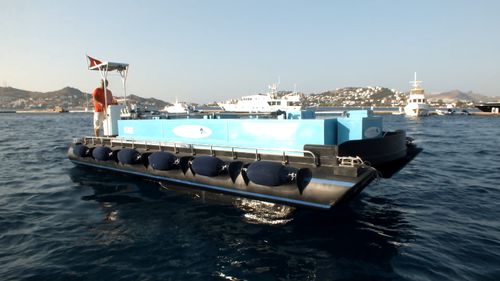 Boot für Aquakulturen Berufsschiff - akuakare - Katamaran / Innenborder