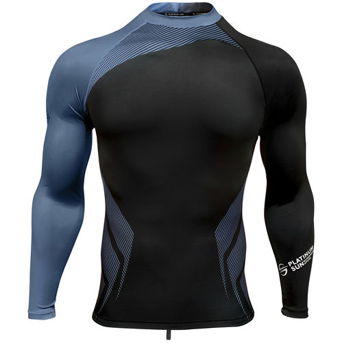 Lycra-Shirt / Langarm - Cobalt - Platinum Sun